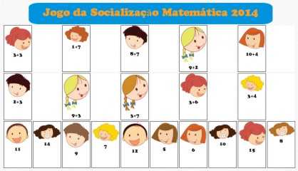 jogo educativo e pedagógico gratis - Socialização Matemática 2014