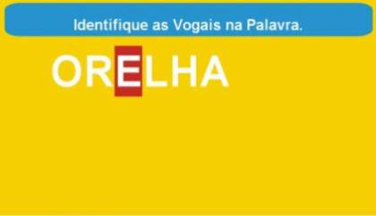 jogo educativo e pedagógico gratis - Vogal na Palavra