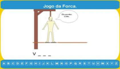 jogo educativo e pedagógico gratis - Jogo da Forca