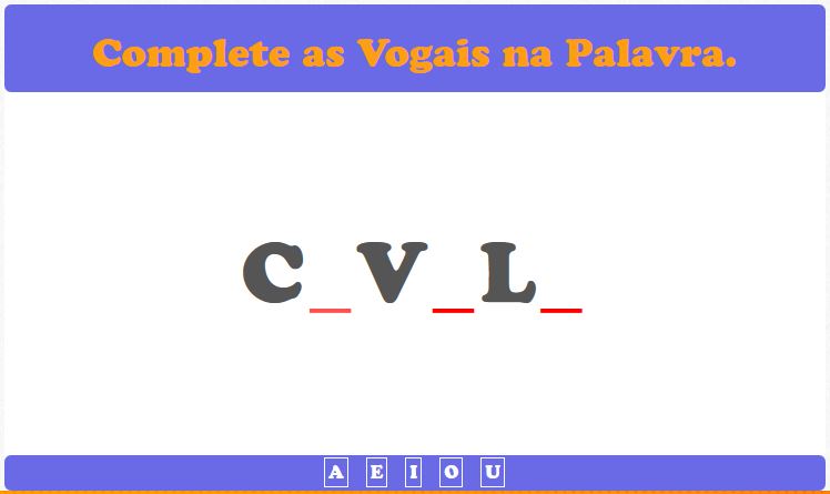 Alfabetização - Jogo da Forca.  Jogos Educativos e Pedagógicos